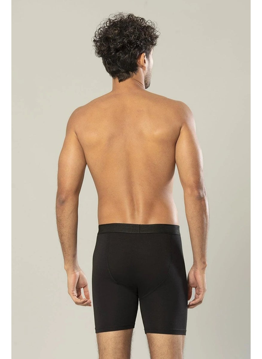 Tampap - Men's Long Leg Lycra Boxer 3 Pack Erdem 1416 - Image 1