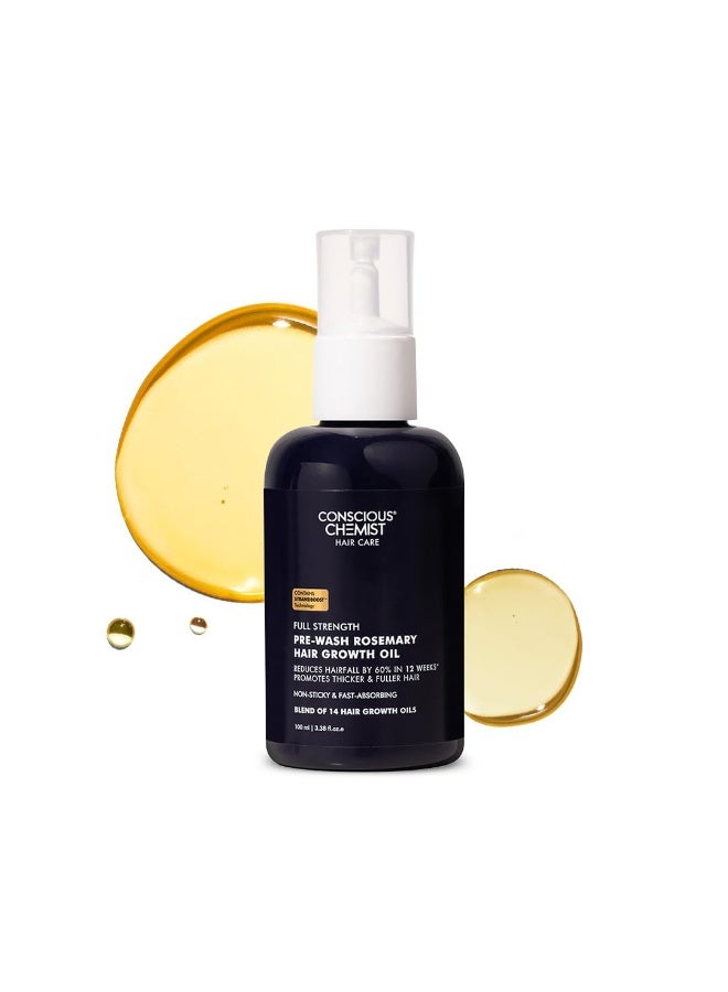 كيميائي واعي زيت كونشيس كيميست® لنمو الشعر بتركيز كامل | إكليل الجبل، البصل الأحمر، والمورينجا | مع خلاصة الخميرة | تركيبة من 14 زيتًا | يقلل تساقط الشعر، يغذي فروة الرأس، ويعزز نمو الشعر | لجميع أنواع الشعر | للنساء والرجال | 100 مل (عبوة من قطعتين) - Image 2