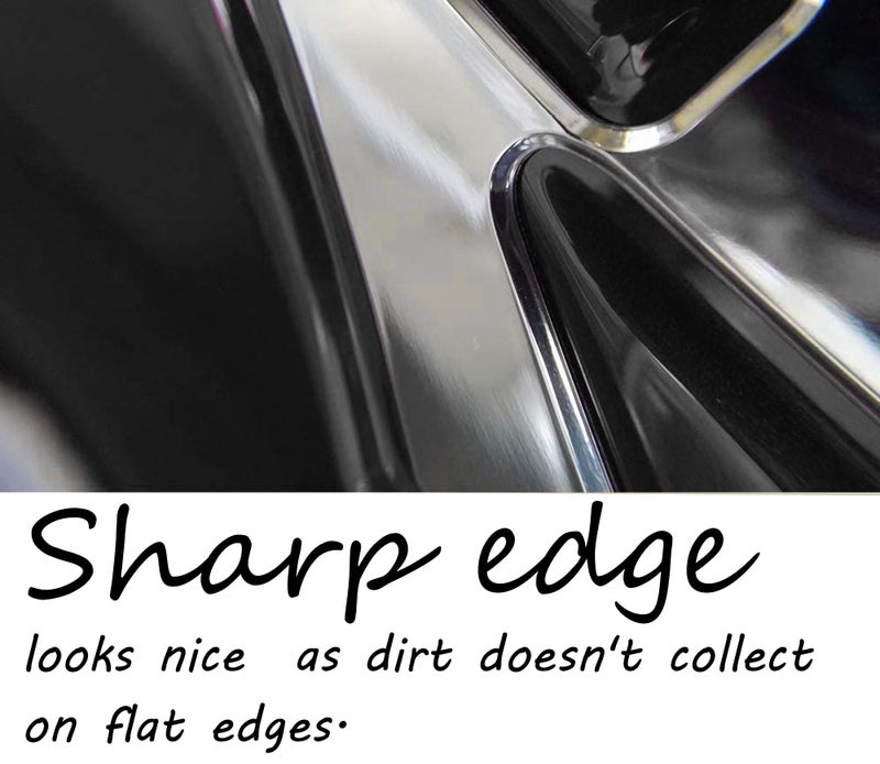 Auto safety Tailgate Insert Letters Compatible with 2019 2020 2021 2022 2023 2024 3D Abs Plastic Emblems Badges with Strong Adhesive Chrome Silver - Image 5