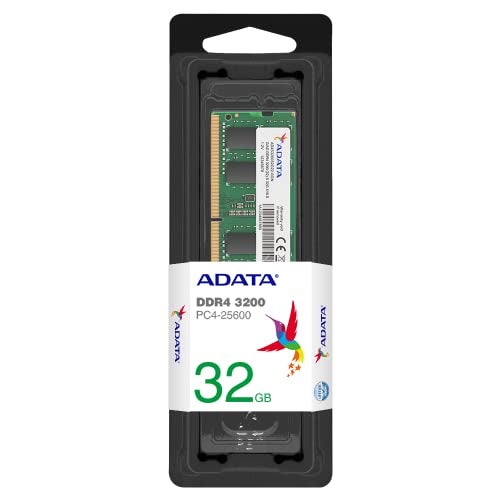 ADATA Premier 32GB 3200MHz SO-DIMM DDR4 Laptop Memory, Single RAM Module, Supports Intel & AMD CPUs, XMP Profile Support, Fast Data Transfer, Enhanced Efficiency, AD4S320032G22-SGN - Image 2