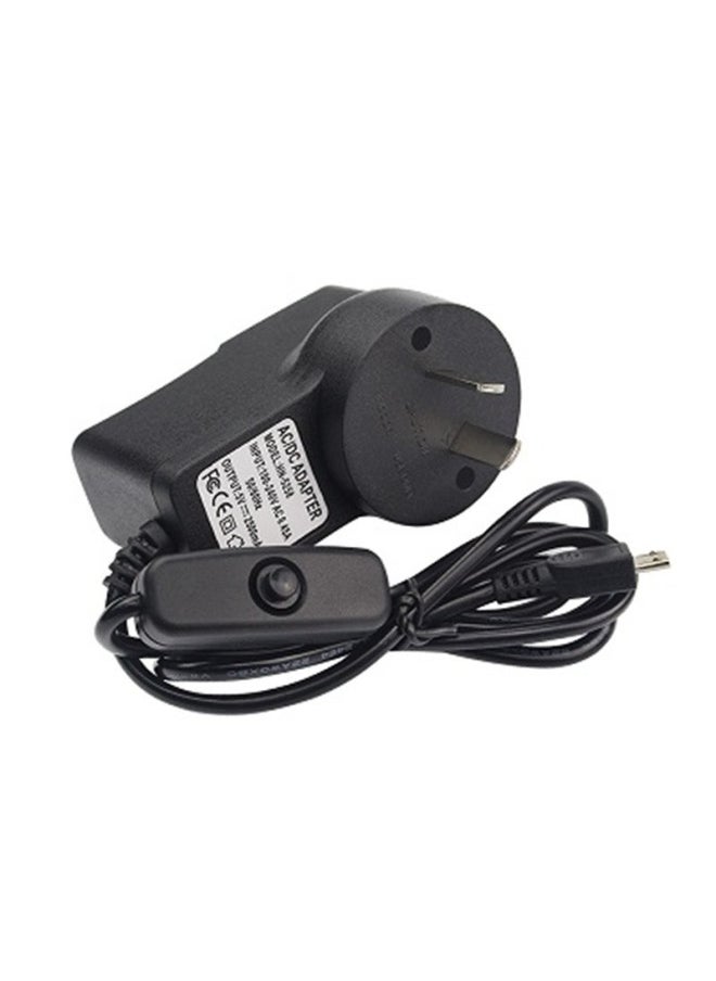 Generic - Raspberry Pi 3 Generation Power Supply 5v 2.5A Micro USB Power Supply With Switch Line Raspberry Pi 3-Color:American Regulations - Image 1
