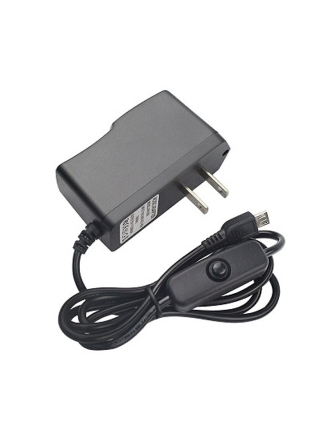 Generic - Raspberry Pi 3 Generation Power Supply 5v 2.5A Micro USB Power Supply With Switch Line Raspberry Pi 3-Color:American Regulations - Image 1