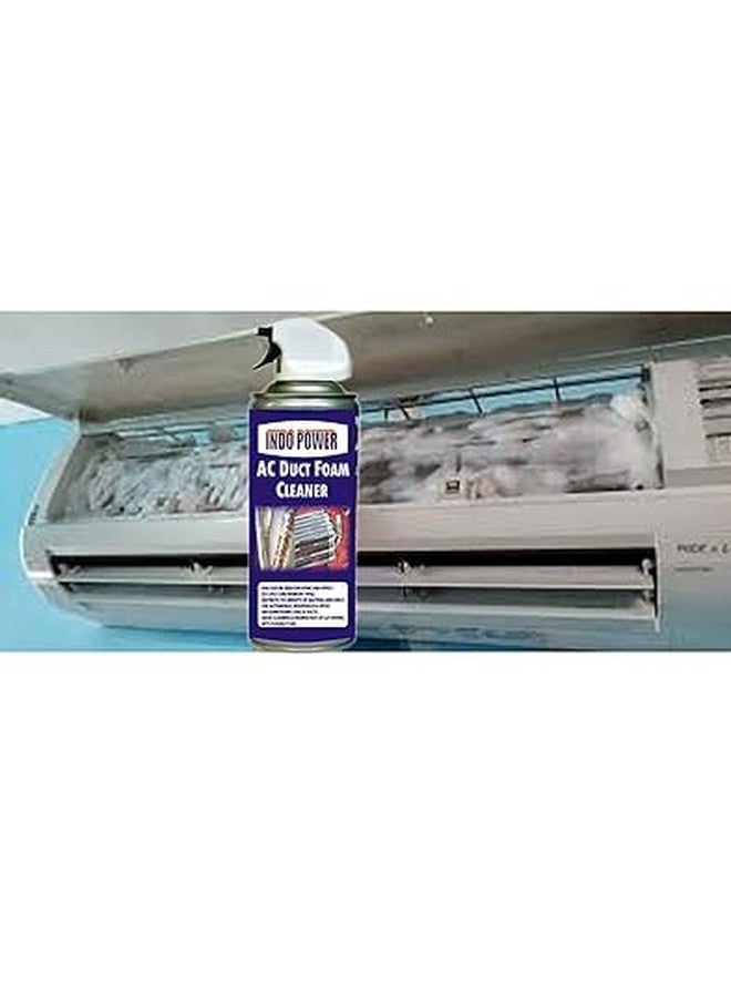INDOPOWER AC Duct Foam Cleaner For Window AC & Split AC Cleaning Remove Dust Insects Odour & Germs Eliminates Virus Bacteria & Fungus Easy To Use and Safe For Daily 500Ml (Pack Of 2) - Image 5