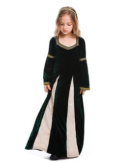 Al Aoyama girls retro medieval girls clothing,palace style trumpet sleeve long dress  - Image 2