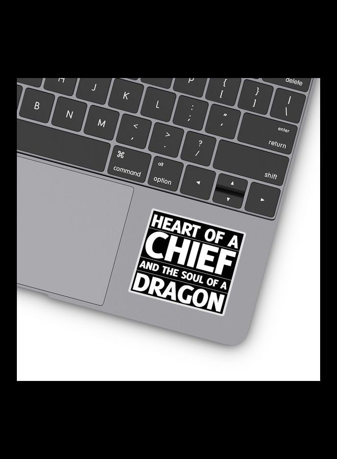 RKN Cheif Quote How To Train Your Dragon Vinyl Stickers For Laptop 3inch - Image 1