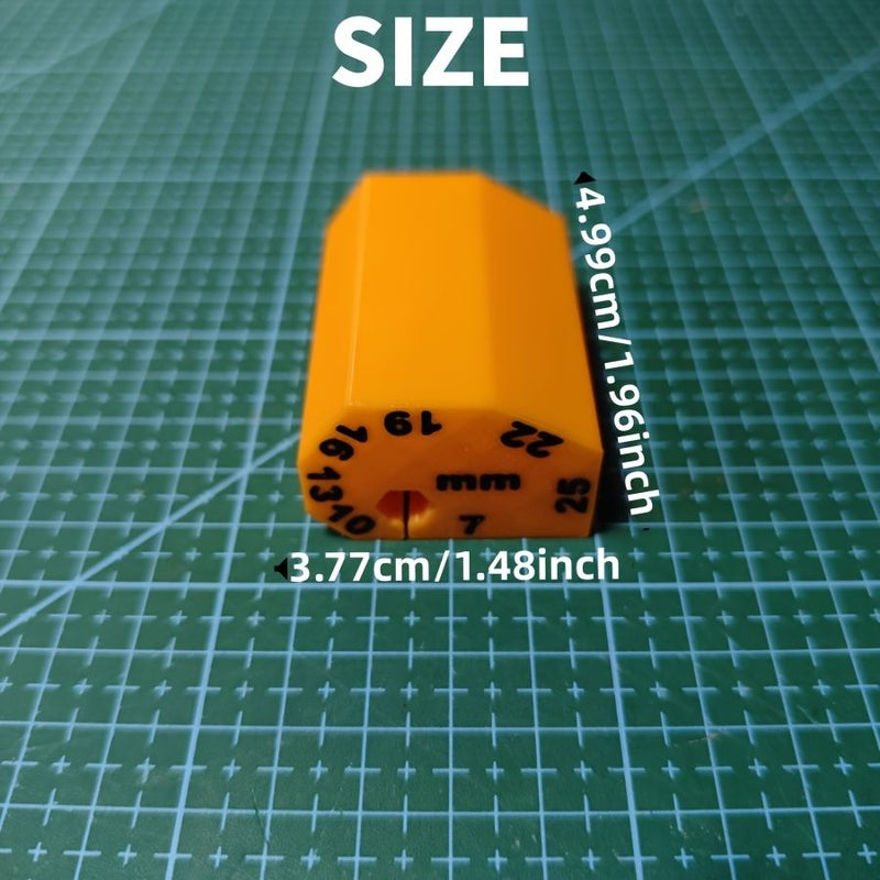 Plastic Multi-Functional Woodworking Marking Tool Manual Block - Image 3