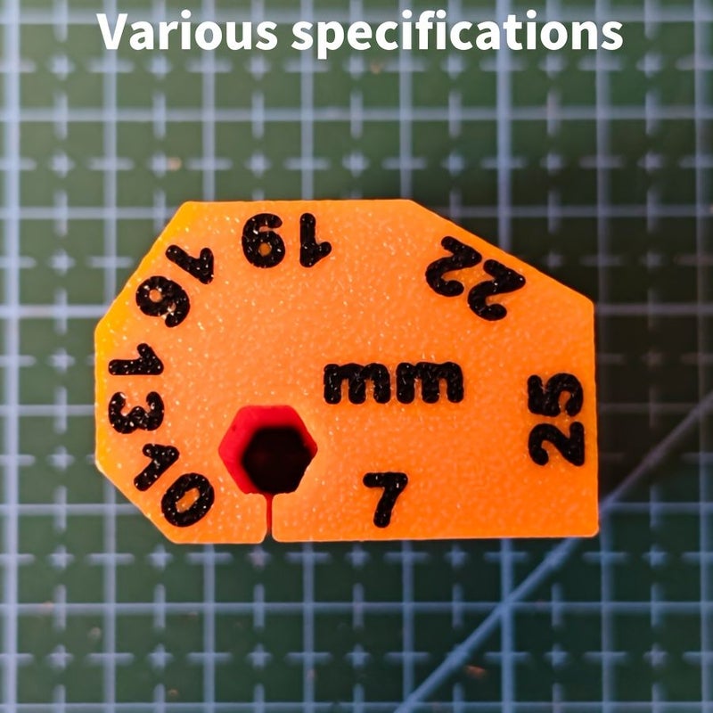 Plastic Multi-Functional Woodworking Marking Tool Manual Block - Image 5