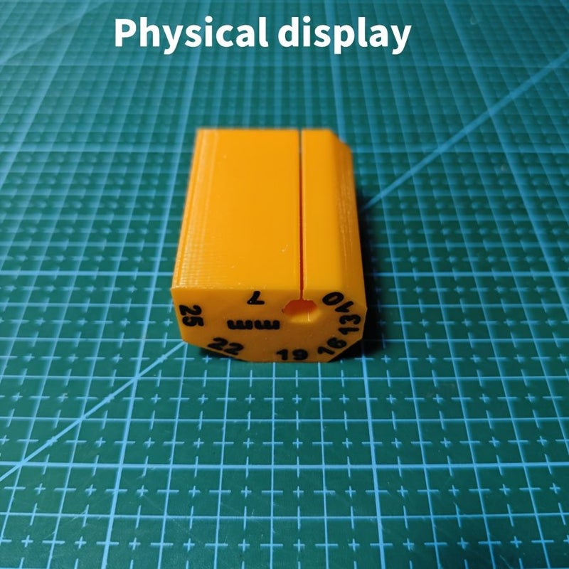 Plastic Multi-Functional Woodworking Marking Tool Manual Block - Image 4