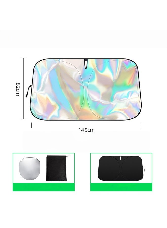Windshield Sunshade For Car Uv Protection Laser Reflective Cooling Shade For Hot Summer Parking - Image 3