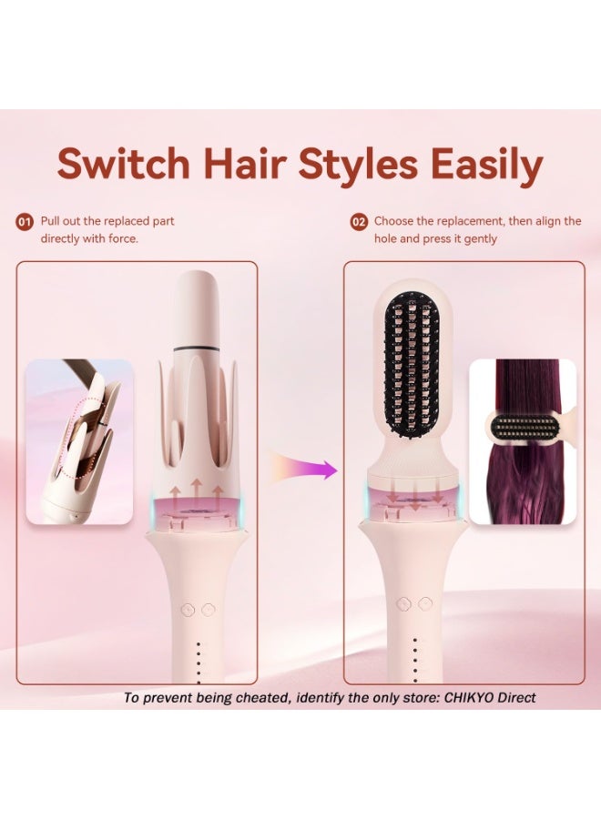 five in one curling ,Automatic Hair curlers  Set Anti-Tangle Rotating Curling Wand for Hair Styling hot tools curling - Image 5