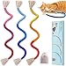 Retro Shaw Cat Toys Chew Ropes with Refillable Catnip for Indoor Kitten Teeth Cleaning 3Pcs Interactive Cat Rope Kitty Toys for All Breeds 236 Inches - Image 3