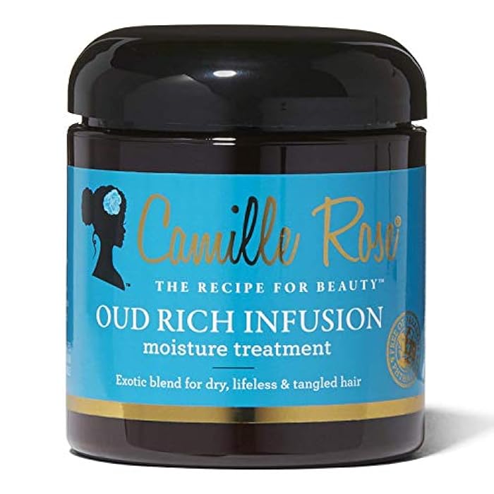 Camille Rose Oud Rich Infusion Moisture Treatment, for Dry Lifeless Tangled Hair, Detangles and Hydrates Scalp & Hair, 8 fl oz - Image 1