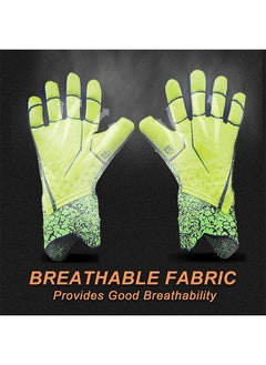 Arabest Kids Football Gloves Goalkeeper Gloves Kids Goalie Gloves Offers Excellent Protection With Abrasion-resistant Non Slip and Wrist Protection Benefits  - Image 4