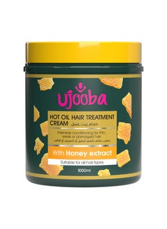 Ujooba Hair Oil Hair Treatment Cream With Honey Extract Suitable for All Hair Types 1000 ML  - Image 1