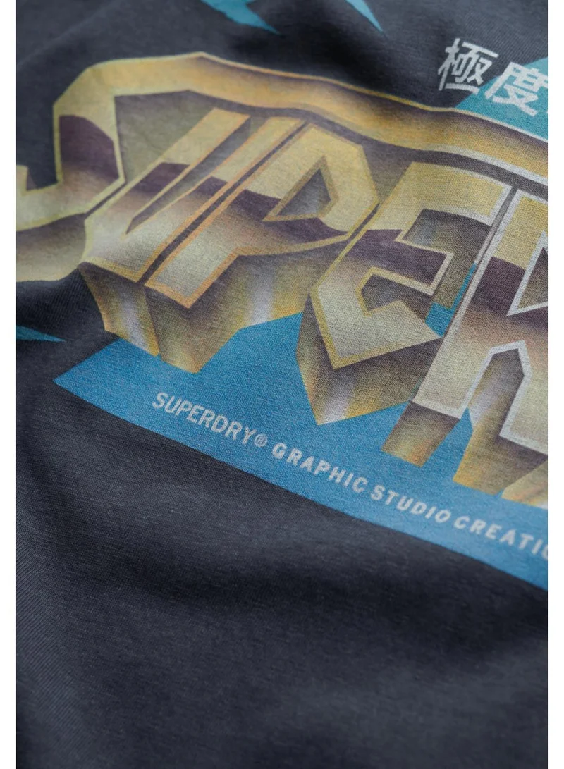 Superdry Rock Band Logo Relaxed Tee
