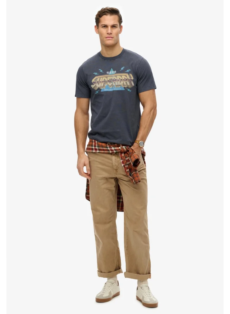 Superdry Rock Band Logo Relaxed Tee