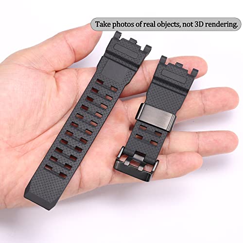 MCXGL Resin Strap Compatible with Casio GWG-2000 mudmaster carbon Watch Band For g-shock Men's Rubber Sport Waterproof Bracelet - Image 5