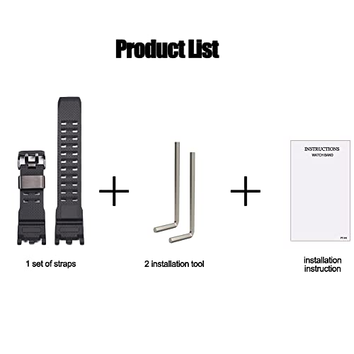 MCXGL Resin Strap Compatible with Casio GWG-2000 mudmaster carbon Watch Band For g-shock Men's Rubber Sport Waterproof Bracelet - Image 3