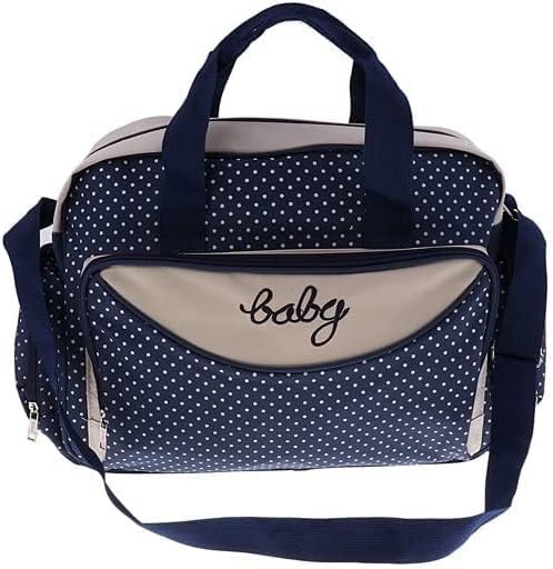 5PCS Diaper Bag Tote Set  Baby Bags for Mom PINK - Image 4