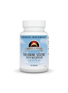 Source Naturals Source Naturals Theanine Serene, Calm Mind & Body*, with GABA - Vegetarian Formlua - 30 Tablets  - Image 1