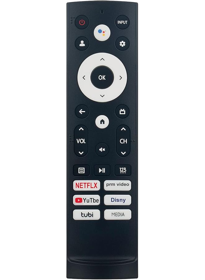 The Bros ERF3N90H voice Replaced Remote Control-Fit for-Hisense Smart TV 43A65H 55A68H 65A6H 65A65H 65A68H 75A6H 75U6H 55U7G 55A6H 75A65H 75A68H 65U7G 75U7G 55U8H 50A68H 50U6H 65U8H 75U8H - Image 1