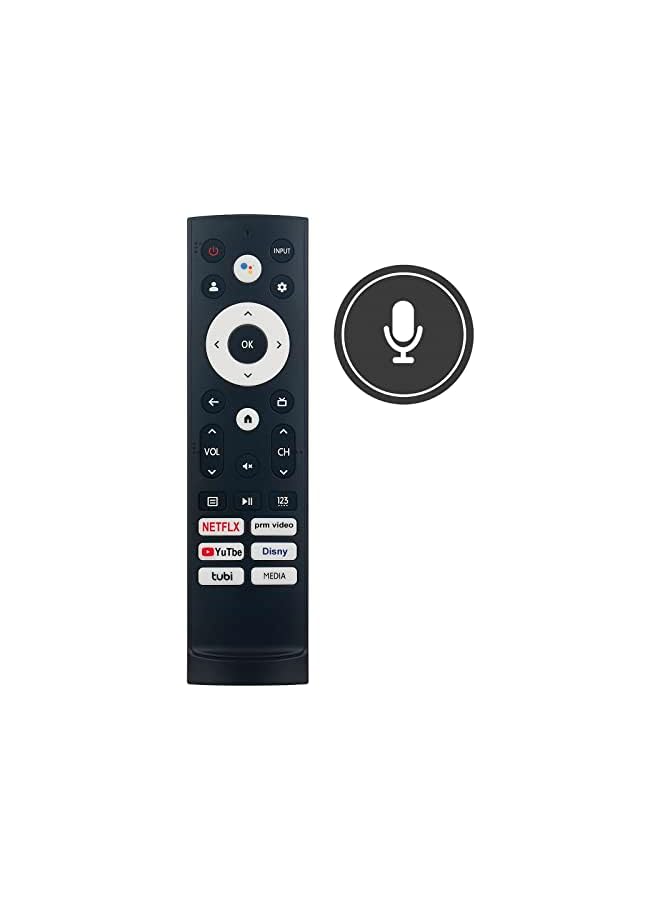 The Bros ERF3N90H voice Replaced Remote Control-Fit for-Hisense Smart TV 43A65H 55A68H 65A6H 65A65H 65A68H 75A6H 75U6H 55U7G 55A6H 75A65H 75A68H 65U7G 75U7G 55U8H 50A68H 50U6H 65U8H 75U8H - Image 3