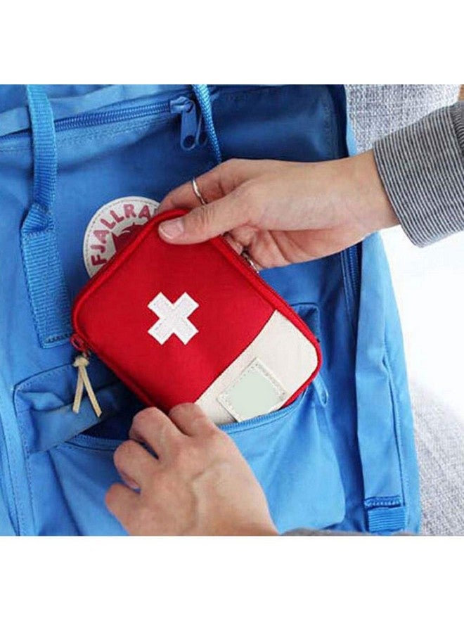 Bluwings Mini Emergency Survival First Aid Kit Pouch Medicine Storage Bag for Travel (1 Pcs) (Multicolor) - Image 3