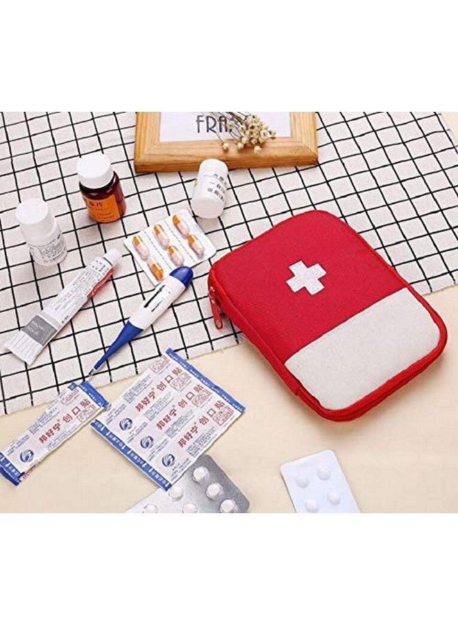 Bluwings Mini Emergency Survival First Aid Kit Pouch Medicine Storage Bag for Travel (1 Pcs) (Multicolor) - Image 4