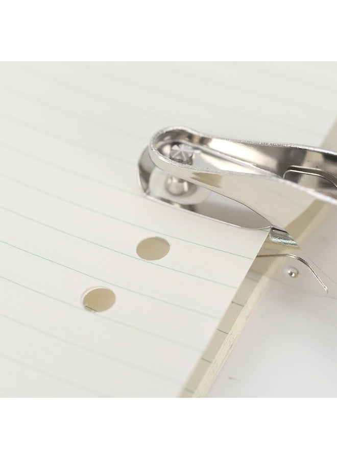 Metal punch pliers single hole boxed aperture 6mm punch 1-8 pages one-handed punch pliers - Image 2