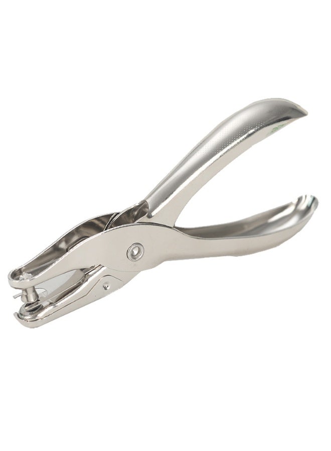 Metal punch pliers single hole boxed aperture 6mm punch 1-8 pages one-handed punch pliers - Image 1
