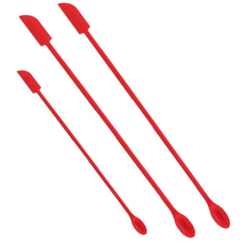 New prominent Beauty Spatula Set Mini Reusable Long Small Spatulas to Get Last Drop from Lotion Bottles 3pcs