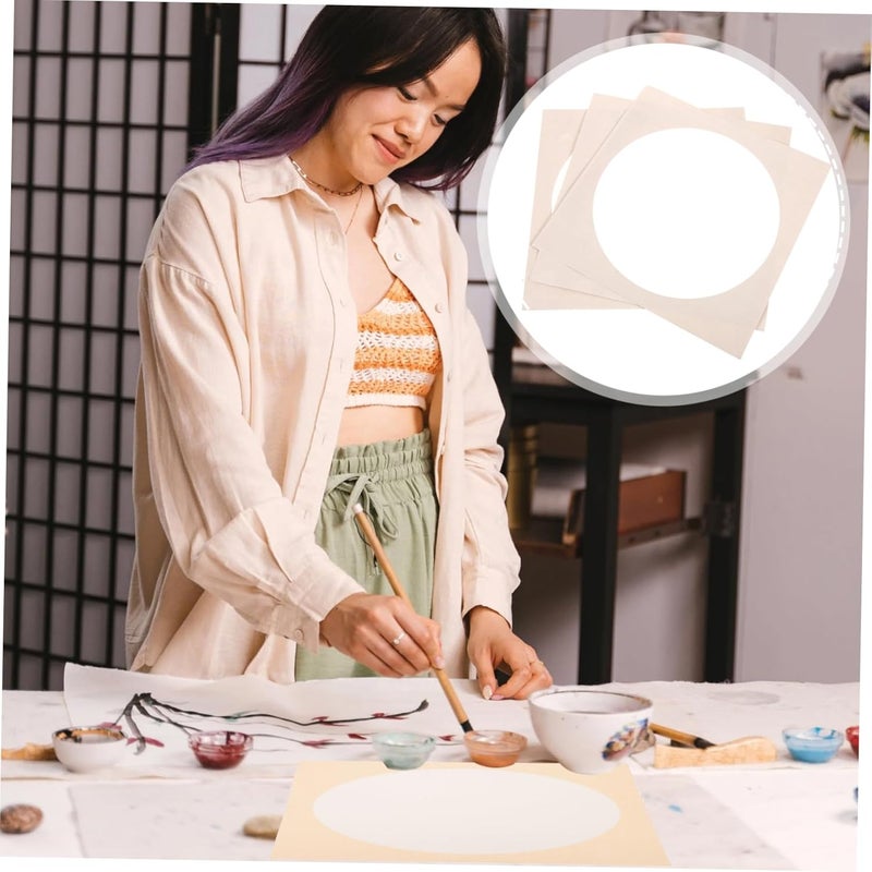 Veemoon 10 Sheets Antique Xuan Rice Paper for Chinese Calligraphy and Traditional Painting - - Image 3