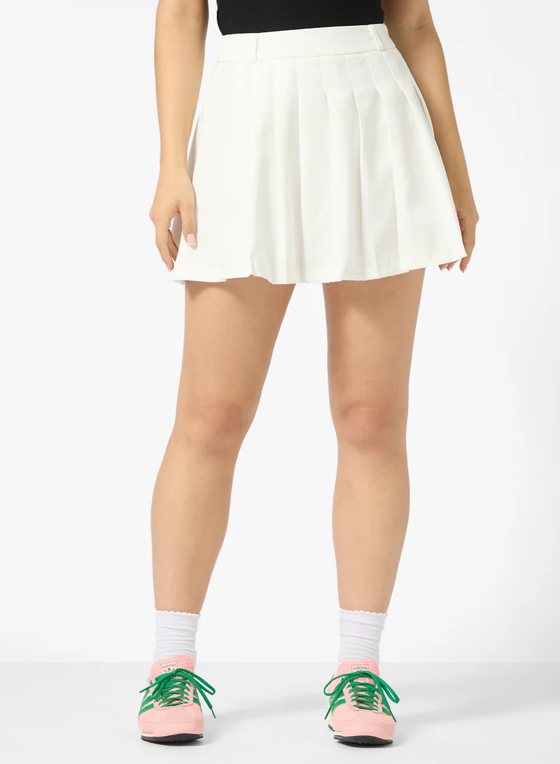 Ginger Oversize Tailored Blazer & Pleated Skirt Set
