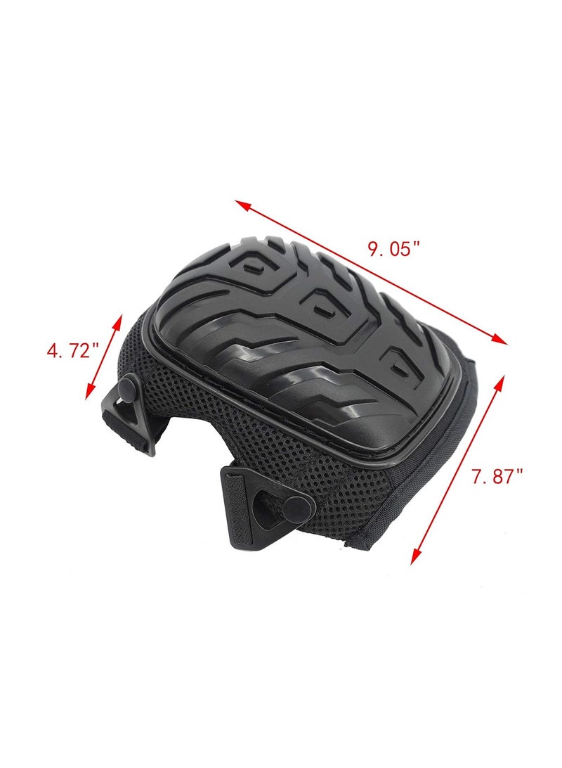 general Professional Knee Pads Heavy-duty Foam pads Sturdy double buckle straps Construction Gel Knee Pads Safety Leg Protectors Work Comfort 1 Pair - Image 4