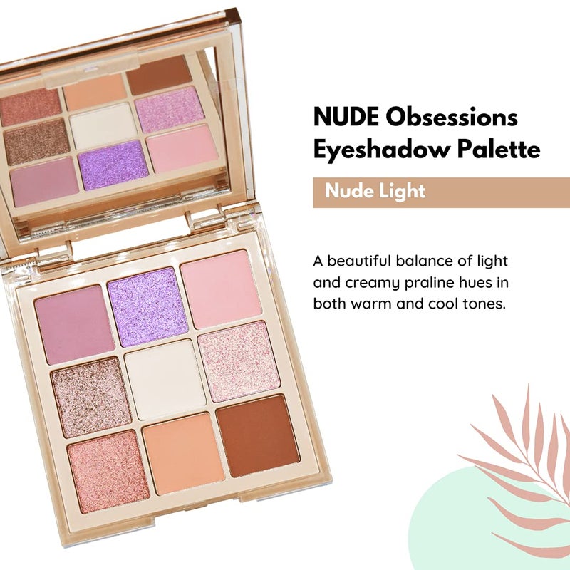 HUDA BEAUTY Nude Obsessions Eyeshadow Palette Nude Light - Image 2