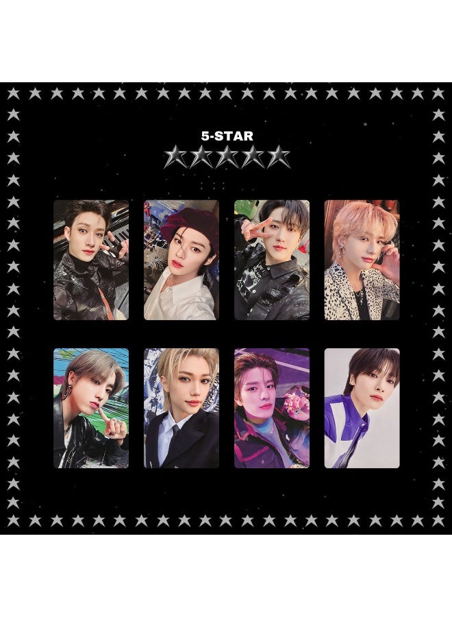 NIBEMINENT 8 Pcs Kpop Stray Kids 5 - STAR Lomo Cards Card For Fans Collection Gifts - Image 1