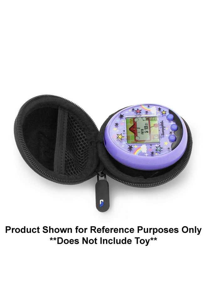 CASEMATIX Blue Clip On Toy Travel Case Compatible With Tamagotchi On Virtual Interactive Pet Game Giga Pets Ar And More Digital Pets Black Case Only - Image 5