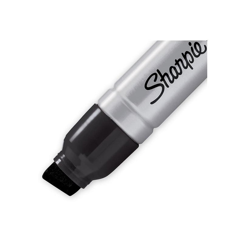 Sharpie Magnum Permanent Markers, Oversized Chisel Tip, Black, 12 Count - Office, Home, Teacher Supplies, Great for Poster Boards - Image 5