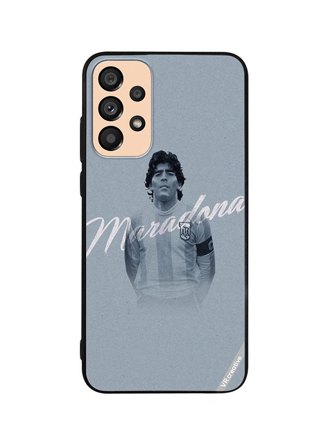 VR CREATIVE Protective Case Cover For Samsung Galaxy A53 5G Maradona Design Multicolour - Image 1