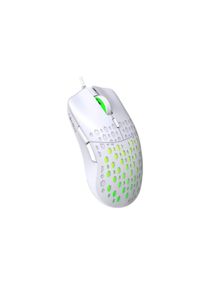 Wired Gaming Mouse with 6 Programmable ons, 3600 DPI Adjustable, 7 Color RGB Backlight, Lightweight Ergonomic Design, High-Precision Mice for PC, Laptop, Desktop Gamers - Image 2