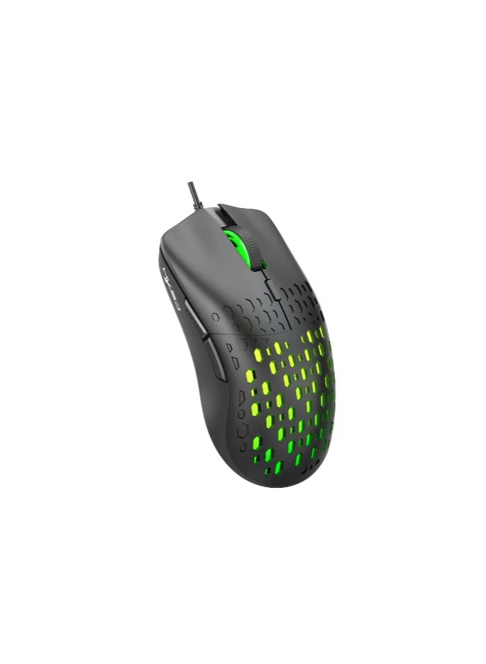 Wired Gaming Mouse with 6 Programmable ons, 3600 DPI Adjustable, 7 Color RGB Backlight, Lightweight Ergonomic Design, High-Precision Mice for PC, Laptop, Desktop Gamers - Image 4