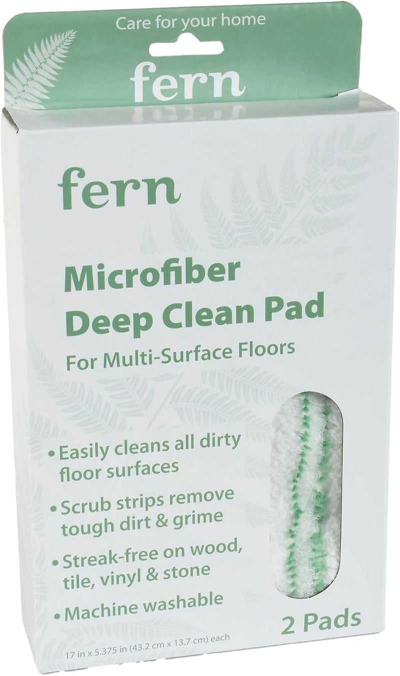 CalFlor Fern MK27123 Microfiber Mop Refill  HighPerformance Deep Cleaning Pad with Scrub Strips for Fern 48 Mop Kits  Renew Your Cleaning Power - Image 1