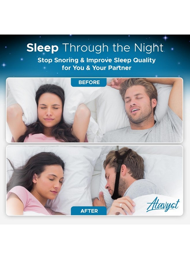 Atavyst Anti Snoring Chin Strap for Men and Women CPAP Users - Airflow Jaw Strap - Effective Snore Solution for Excessive Snoring - Image 2