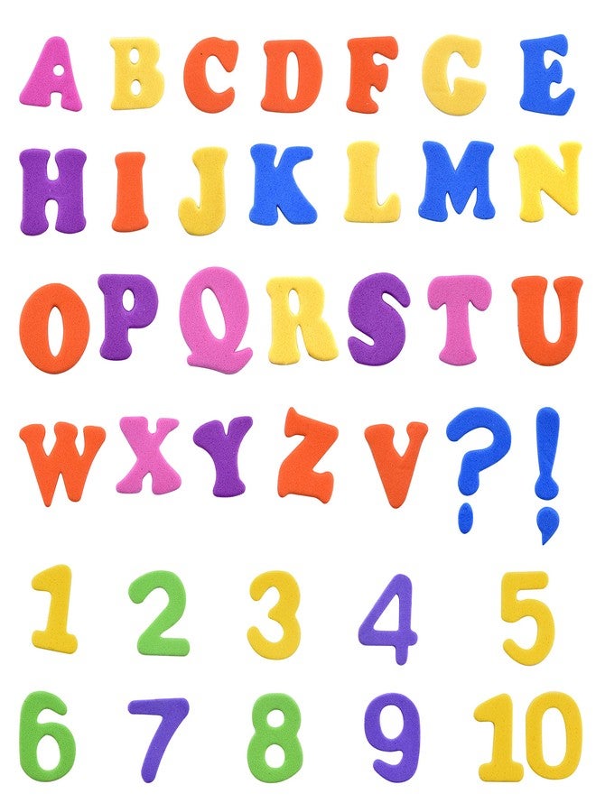 Coopay Self-Adhesive Foam Letter Alphabet Number Stickers Assorted Colors for Arts Craft Supplies - Image 2