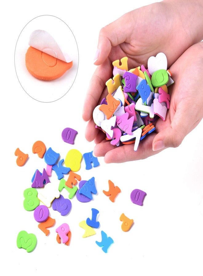 Coopay Self-Adhesive Foam Letter Alphabet Number Stickers Assorted Colors for Arts Craft Supplies - Image 4