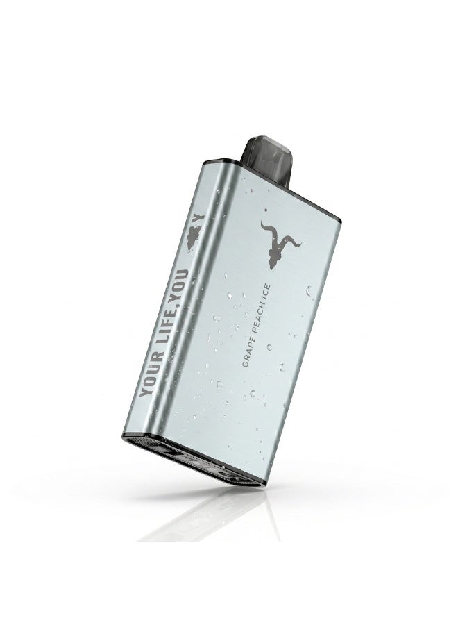 ignite Grape Peach 40000 Puffs 5mg Nicotine Rechargeable Disposable Vape - Image 1