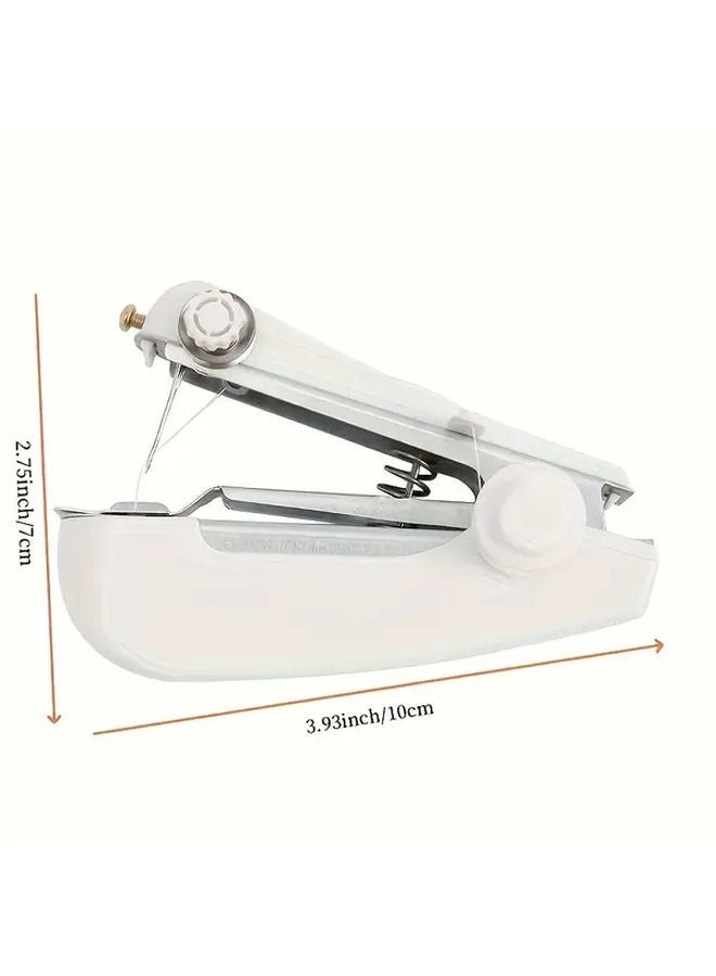 Portable Handheld Sewing Machine White Color With 2 Gifts Easy Home Sewing For Beginners And Travelers - Image 4