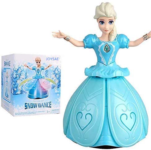 JOYSAE BatteryOperated Princess Doll for Girls Snow Dance Flashing Singing Toy Ages 3 - Image 1
