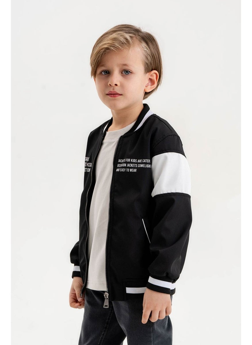 Gold Class Kidswear Double Pocket Zippered College Waterproof Boys Jacket  - Image 4
