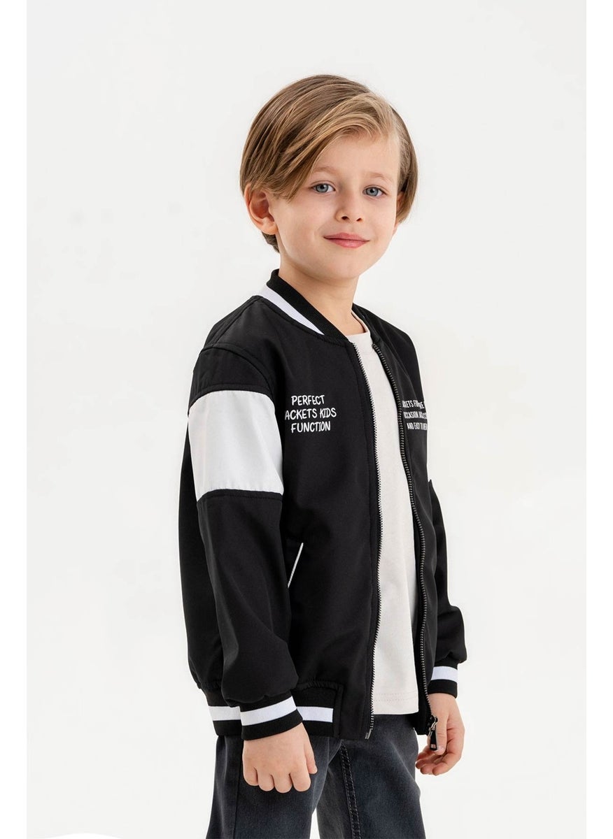 Gold Class Kidswear Double Pocket Zippered College Waterproof Boys Jacket  - Image 3